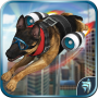 Futuristic Flying Police Dog