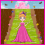 Princesa rosa castelo executar icon