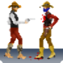 Western Cowboy Gun Fight