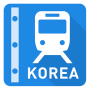 Mapa ferroviario de Corea - Seúl y Busan icon