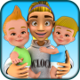 Twin Newborn Baby Care 3D Game