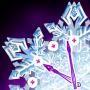 Reloj de Navidad con nieve icon
