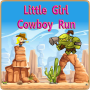 Little Girl Cowboy Run