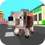 Cube City: Dog Simulator 3D