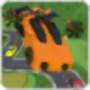 Futuristic Blocky Flying Car