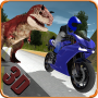 Jurassic Dinosaur Moto Racing