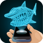 Hologram Shark 3D Simulator