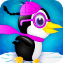 Bebê pinguim saltar - inverno icon
