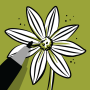 Aprende a dibujar flores icon