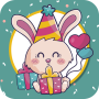 Cartes de vœux joyeux anniversaire - Autocollants icon