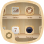 Estilo de madera: tema de lanzador individual icon