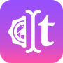 Photo Text Editor App with Cool Stickers: Logext icon