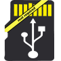 Carte SD comme clé USB -root- icon