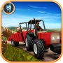 Camion de tracteur lourd de cargaison icon