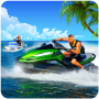 Jet boat racing 3D: water surfer driving game