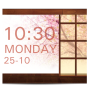Widget de reloj SakuraStyle icon