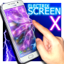 Pantalla eléctrica X broma láser icon