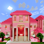 Casa de princesa rosa Mapa MCPE icon