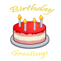 Carte danniversaire et message icon
