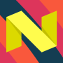 Nougat Fonds décran icon