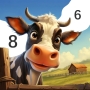 Farm Color by number game