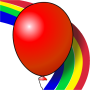 Kids game Balloons Rainbow