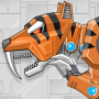 Toy Robot Rampage Smilodon War