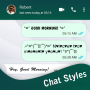 Estilo de chat: fuente elegante icon