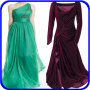 Idéias de design de vestido longo icon