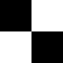 Piano à carreaux noir et blanc icon