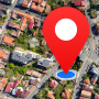 Widok satelitarny GPS: Mapy świata icon