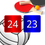 Volleyball Pong Scoreboard, Match Point Scoreboard