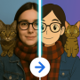 Editor de fotos de desenhos animados para jogos de defesa ・ icon