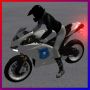 Motorbike Police Driver