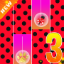 Piano Ladybug Noir Tiles 2020 : Magic Lady