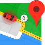 Planificador de rutas para automóviles de llamadas , navegación GPS y Traffic Go icon