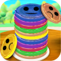 Rainbow Pancake Towers Stacker