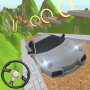 Escalada de montanha de carros extremos 3D icon