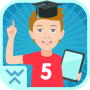 de preparação para aviões de papel escolar icon