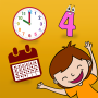 Aprender números Tiempo Días meses icon