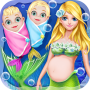 Mermaid Newborn Twins Baby