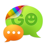 GO SMS Pro Año Nuevo - Naranja icon